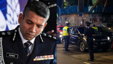 PDRM Officer at MCO roadblock arrested for allegedly raping 2 women