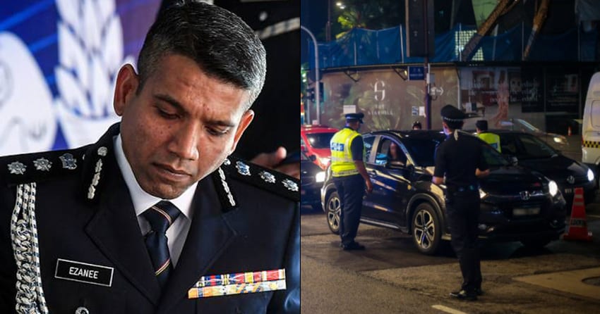 PDRM Officer at MCO roadblock arrested for allegedly raping 2 women