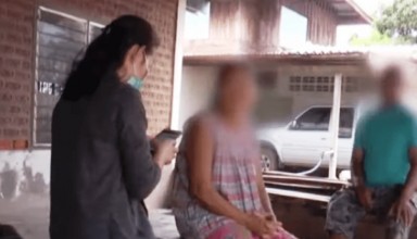 Pregnant child parents in northeastern Thailand