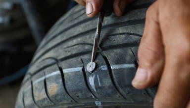 Punctured Tires warning in Thailand