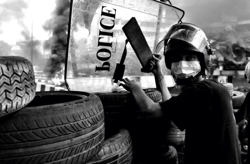 A Intense Protest and Rubber Bullets Continues