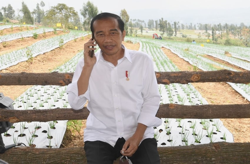 Joko Widodo | Determined To Observe The Children’s Inoculation