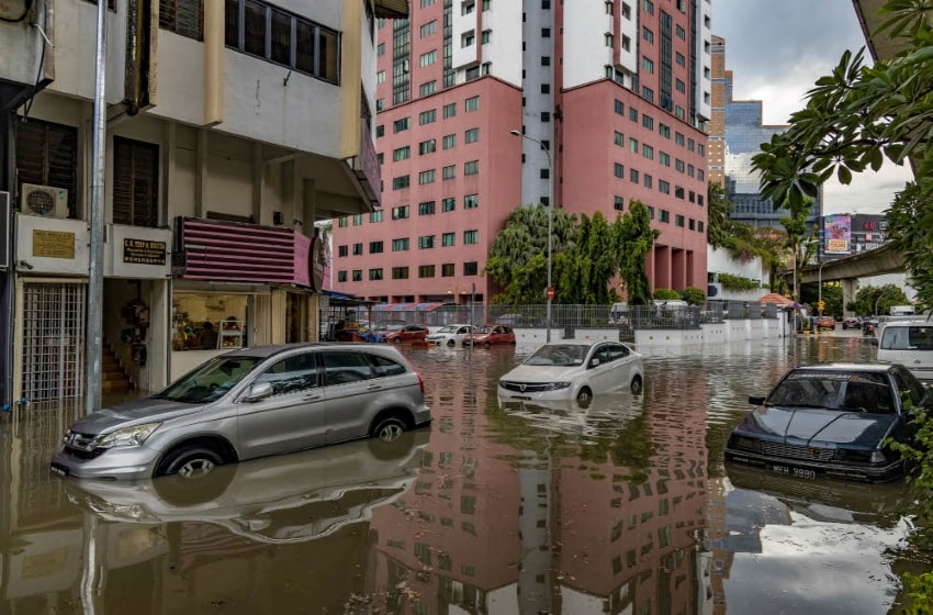 Flash floods.