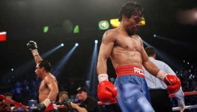 Manny Pacquiao pays a visit to the Camp Nou of FC Barcelona