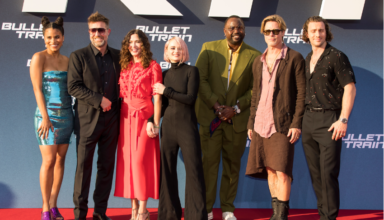 Brad Pitt walks the red carpet wearing his breezy linen skirt