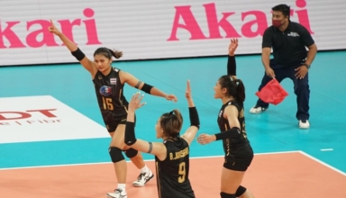 Thailand beats Philippines in the AVC quaterfinals