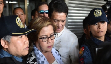 Leila De lima was held hostage in a PNP detention center