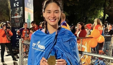 Filipinos supported Pia Wurtzbach at the NYC Marathon