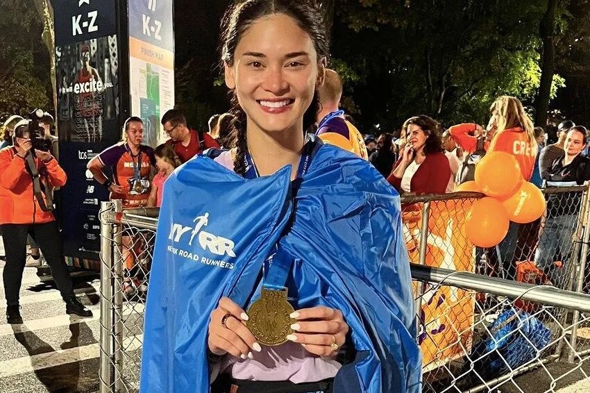 Filipinos supported Pia Wurtzbach at the NYC Marathon