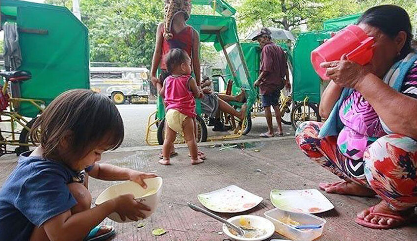 december 2022 saw 3 million filipino households hungry