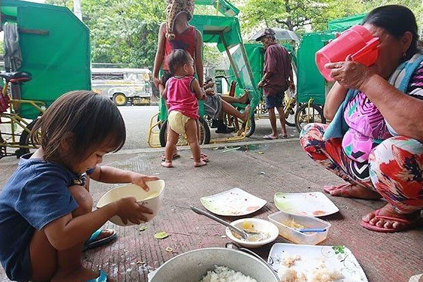 December 2022 saw 3 million Filipino households hungry