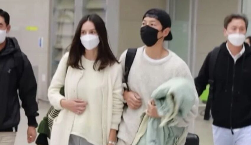 song joong ki announces his marriage and the birth of his first child with katy louise saunders