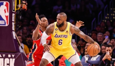 lebron james scores 21 points in return as the lakers defeat the pelicans