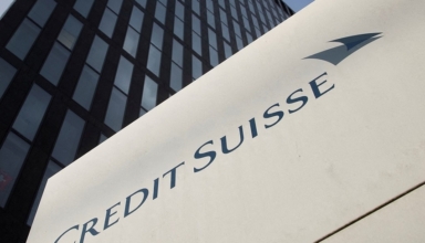 file photo: logo of swiss bank credit suisse is seen in zurich