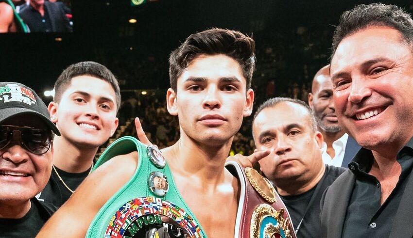 ryan garcia returns to the ring against oscar de la hoya