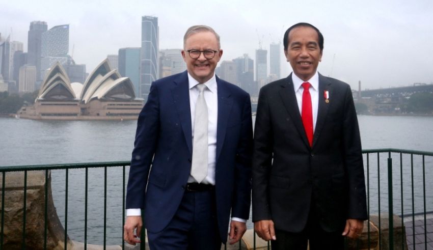 indonesia and australia leaders meet in sydney to focus on green economy
