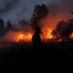 indonesia sees wildfire 'hotspots' double amid dry weather conditions