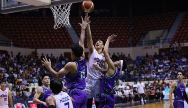 maliksi celebrates homecourt win as meralco bolts beat ginebra in basketball game