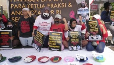 indonesian protesters initiate hunger strike amid delayed legislation to safeguard domestic workers