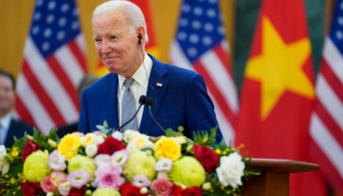 biden lands in hanoi as us and vietnam look to expand ties