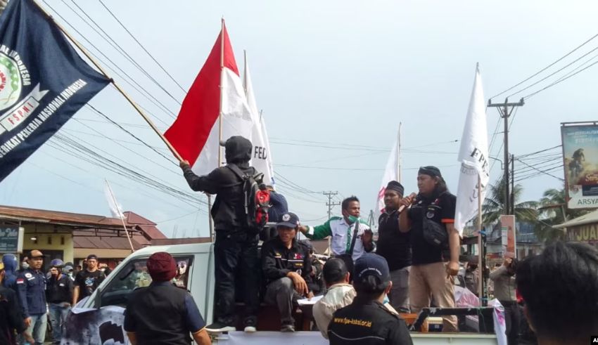 workers protest at nickel plant after fatal blast in indonesia