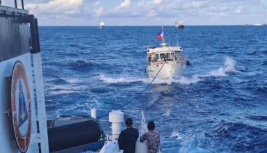 breaking waves philippines firm on no deal stance in south china sea dispute