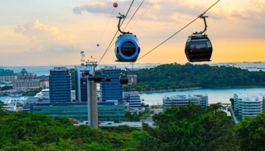 singapore unveils skyorb the world’s first spherical cable car cabins