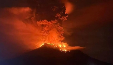 what are the warning signs of indonesia's ruang volcano eruption