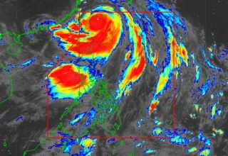 philippines being hit by typhoon gaemi and southwest monsoon winds, impacts work and connectivity