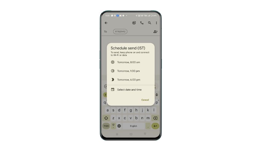 how to schedule text messages on smartphones 2024