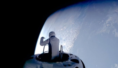 first private spacewalk jared isaacman ventures outside spacex capsule