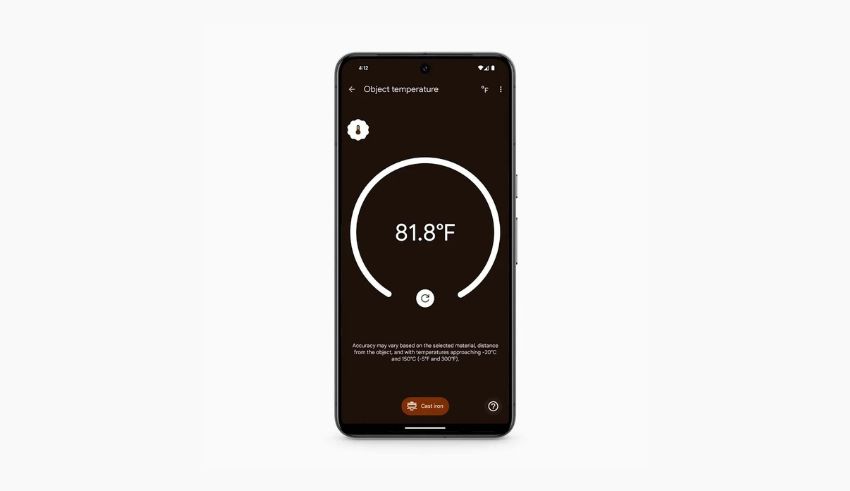 google’s pixel 8 pro body temperature feature