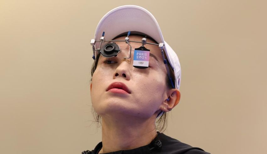 south korean olympic shooter kim ye ji transforms into on screen assassin