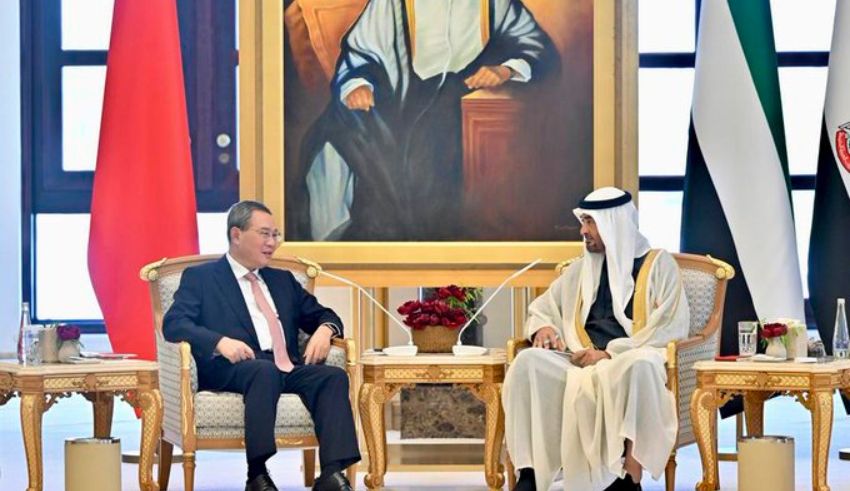 uae china relations strengthen as sheikh mohamed bin zayed and premier li qiang discuss expanding strategic partnership