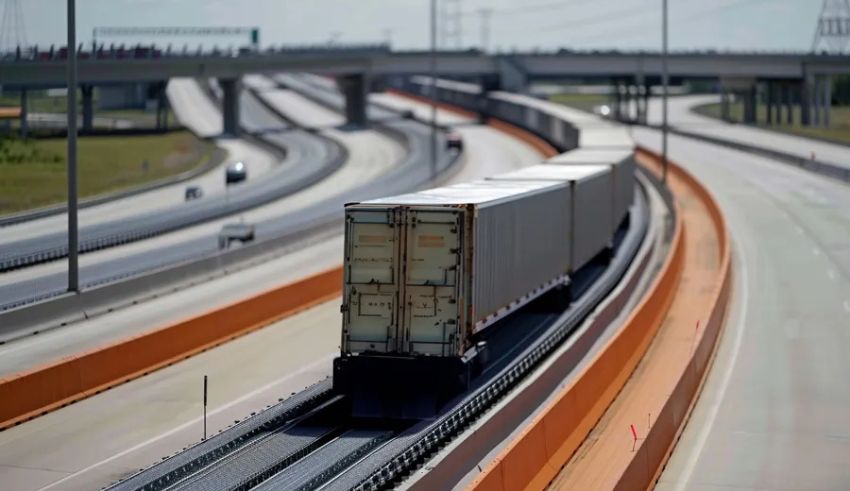 japan's bold conveyor belt road to solve truck driver shortages with automated cargo transport