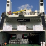 5,800 tonnes of 6th aid ship on the way to gaza from uae