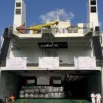 5,800 tonnes of 6th aid ship on the way to gaza from uae